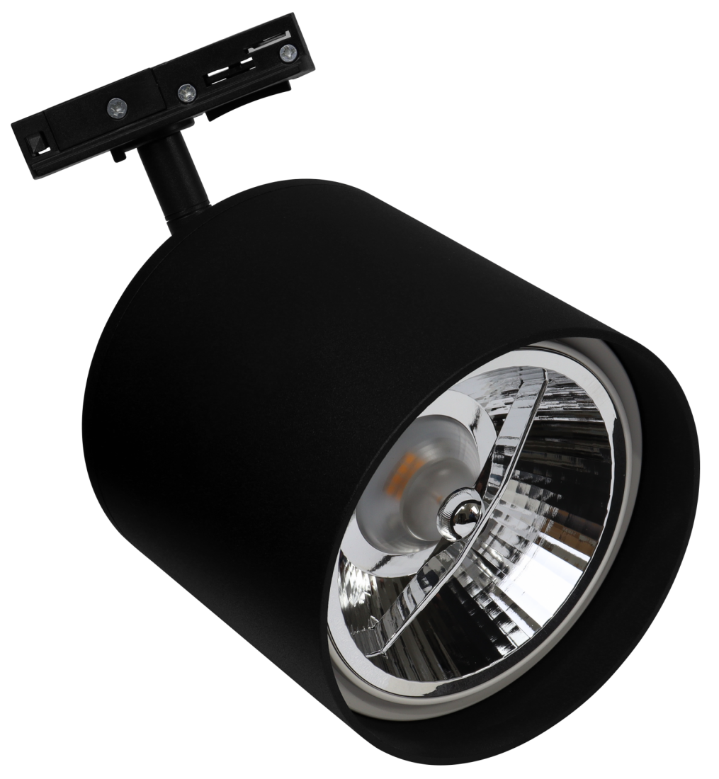 Spot para Trilho Evoled Focus AR111 Preto Antiofuscante Ø115,5x191x81mm LE-4135
