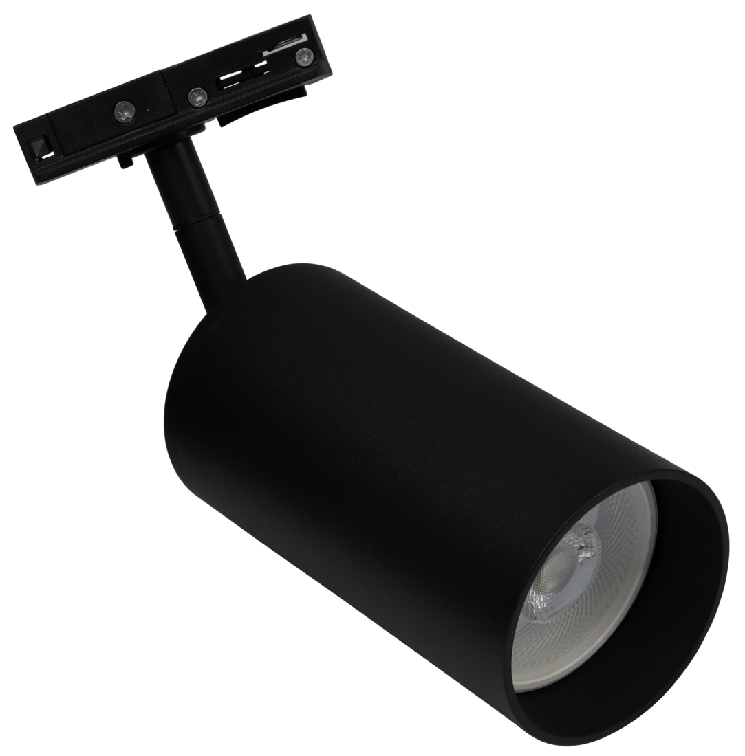 Spot para Trilho Evoled Focus PAR20 Preto Antiofuscante Ø70x213x81mm LE-4129