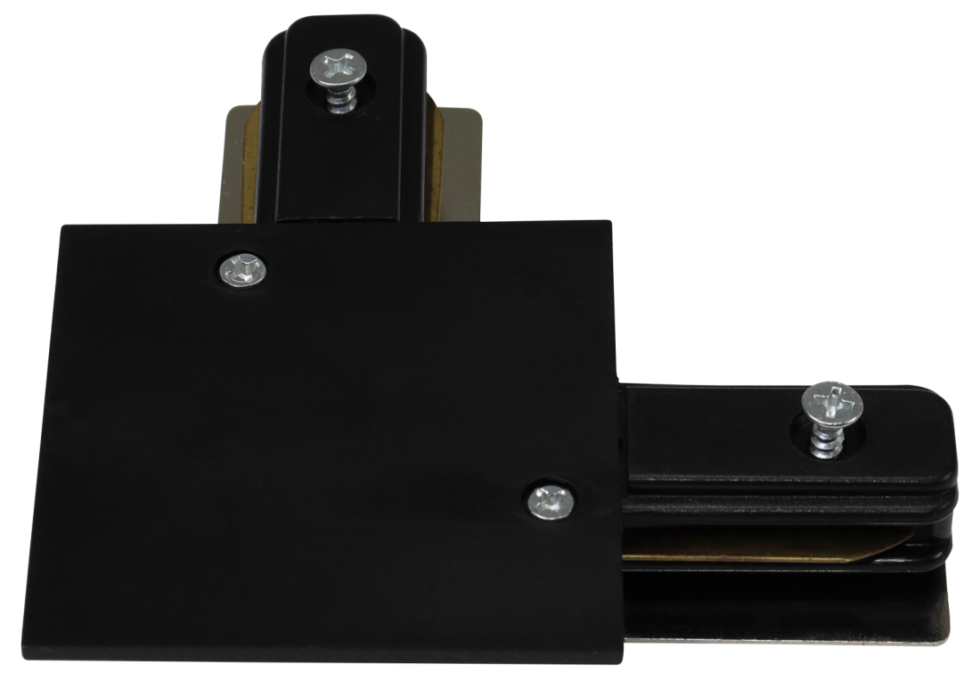 Conexão L Evoled Preto para Trilho Eletrificado de Embutir LE-3631