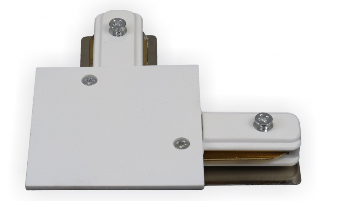 Conexão L Evoled Branco para Trilho Eletrificado de Embutir LE-3630