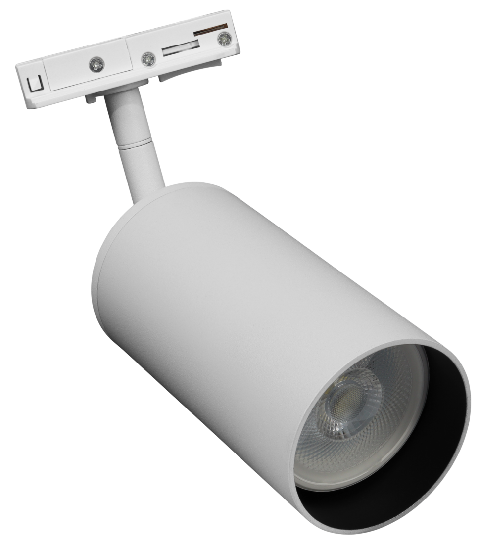 Spot para Trilho Evoled Focus PAR20 Branco Antiofuscante Ø70x213x81mm LE-4128