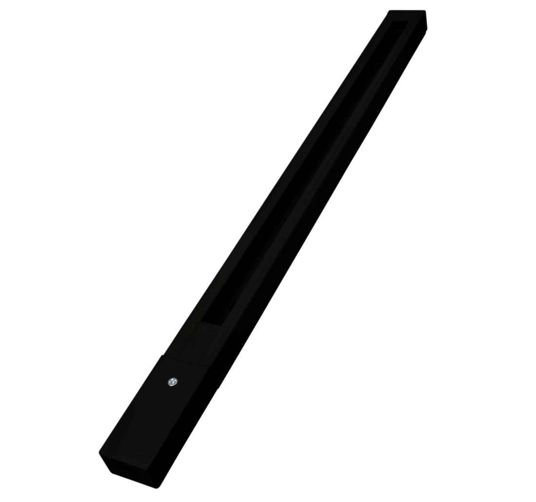 Trilho Eletrificado Evoled Sobrepor 2 Metros Preto LE-3559