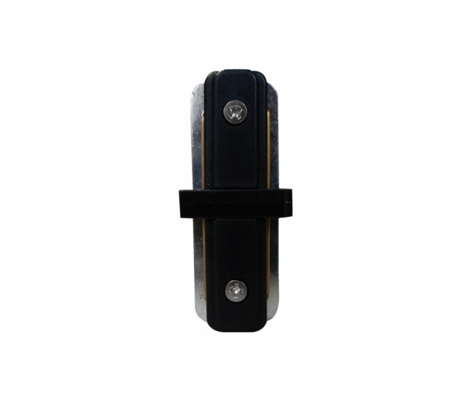 Conector Reto Opus Preto para Trilho Sobrepor 33x78x15mm OPS 35413