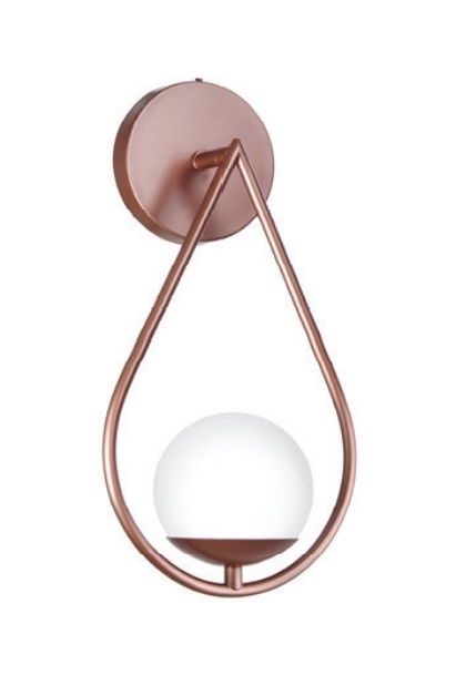 Arandela Old Artisan Gota 1L G9 Esfera Ø120mm AR-5443 