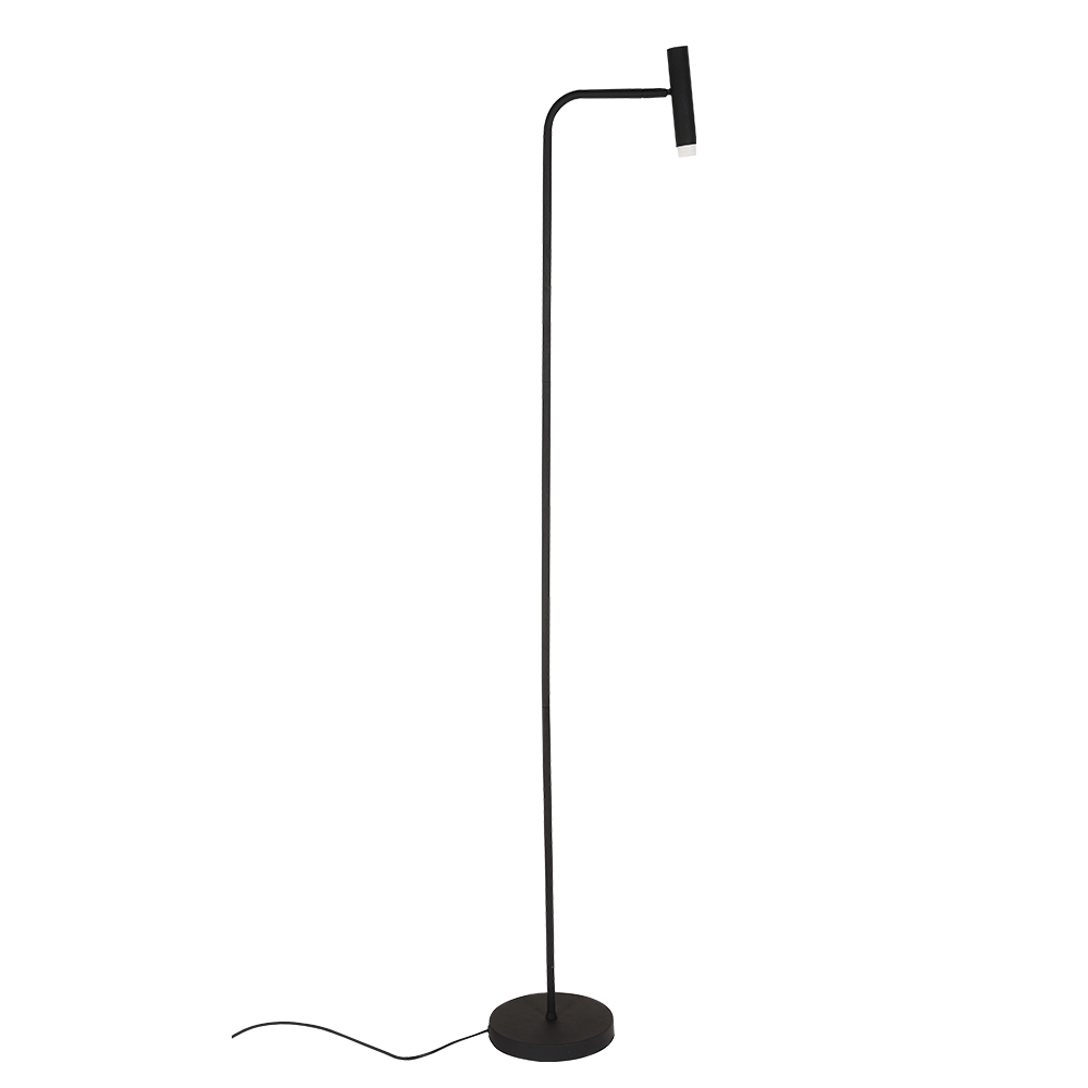 Coluna Casual Light Studioluce Zione Preto 3 watts 3000K 1480mm CL1602
