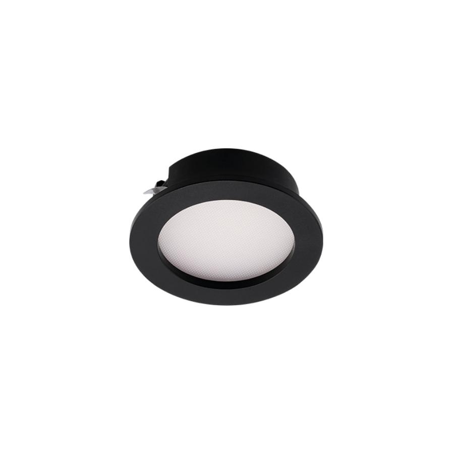 Spot de Embutir para Móveis Stella Móbili 2,5 Watts 3000K Ø58x21mm Preto STL21915PTO/30