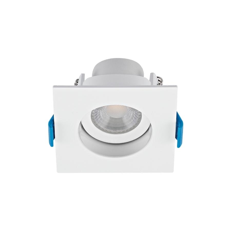 Spot Embutir Stella Easy MR11 EVO Recuado 3 Watts 3000K 75x75mm Branco STH21910BR/30 