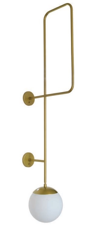 Arandela Alliance Eden Forma P 1L E27 1200mm Globo Ø200mm 4013/1