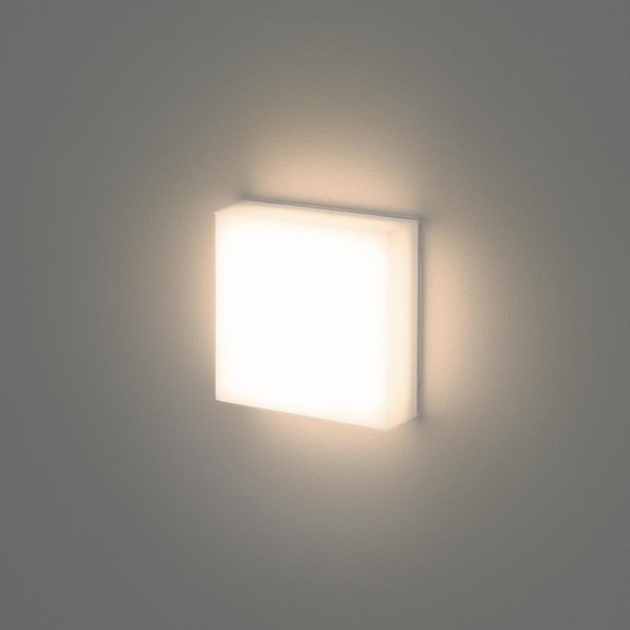 Arandela Stella Ice Quadrada 7,5 Watts 4000K IP65 130x130x42mm STL21700BR/40