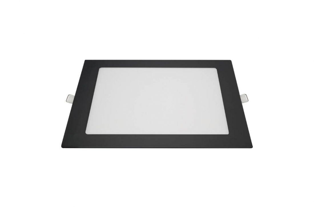 Painel Embutir Opus LED 18 watts Preto 4000K 220x220mm OPS 82055