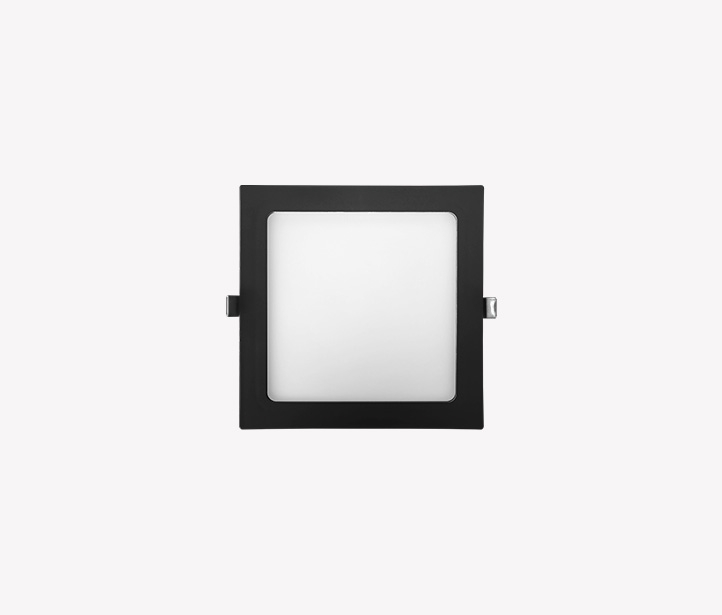 Painel Embutir Opus LED 18 watts Preto 4000K 220x220mm OPS 82055