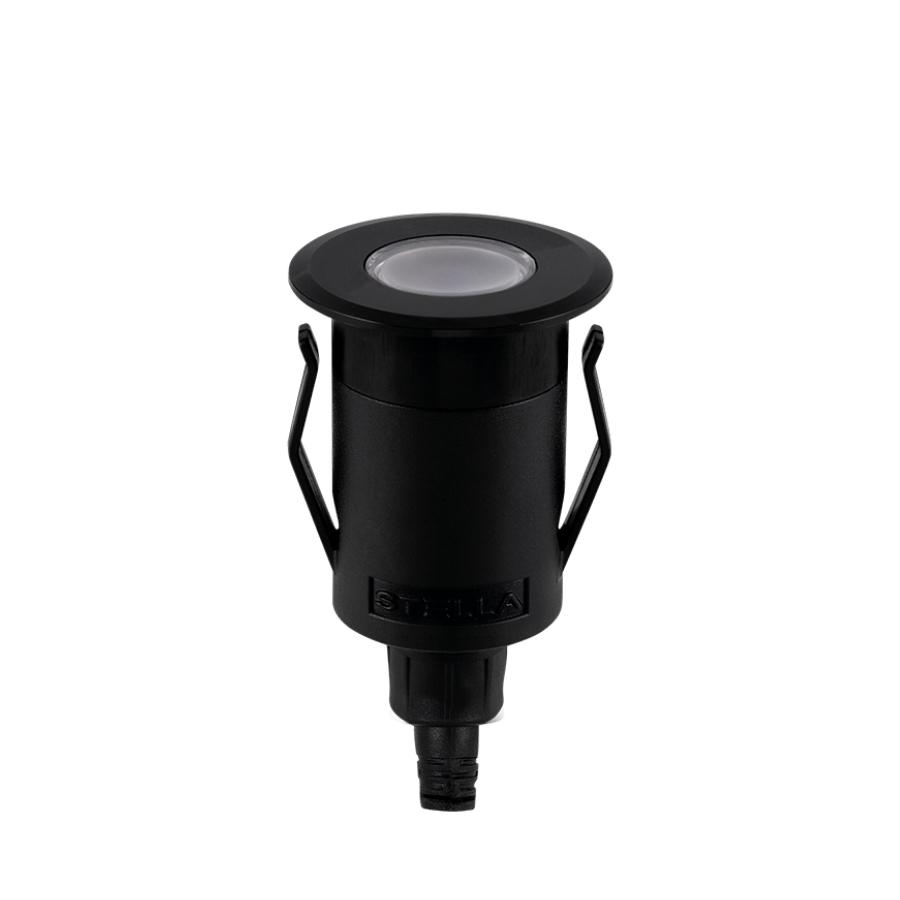 Balizador Solo Stella Way UP 1 Watt 3000K IP67 Bivolt Ø41x73mm Preto STL21711PTO/30