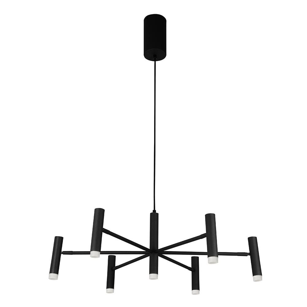 Pendente Casual Light Studioluce Zione Preto 21 watts 3000K Ø700mm PD1498