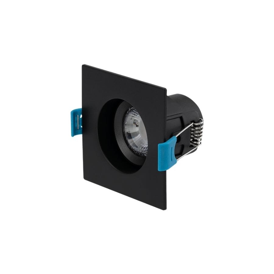 Spot Embutir Stella Easy MR11 EVO Recuado 3 Watts 3000K 75x75mm Preto STH21910PTO/30 