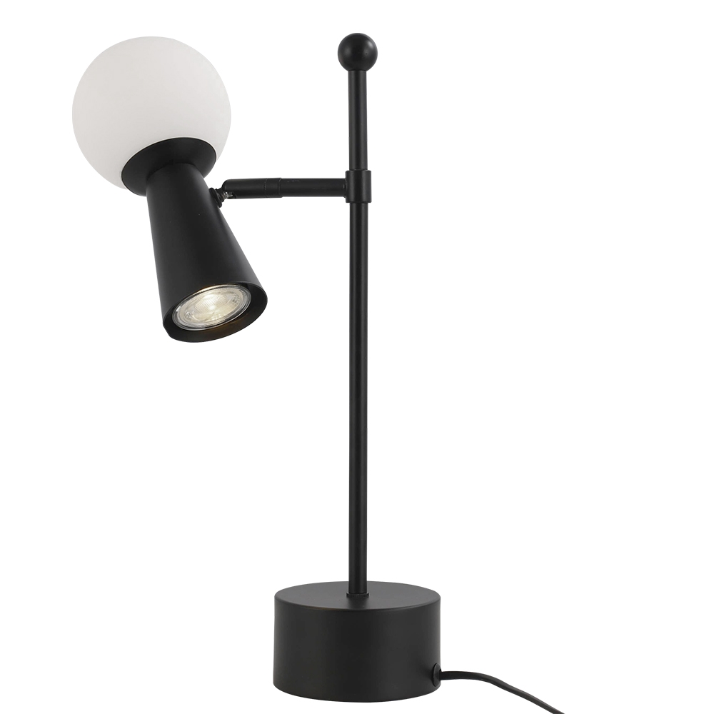 Abajur Casual Light Studioluce Sears Preto 1L G9 + 1L GU10 425mm AB1631PT