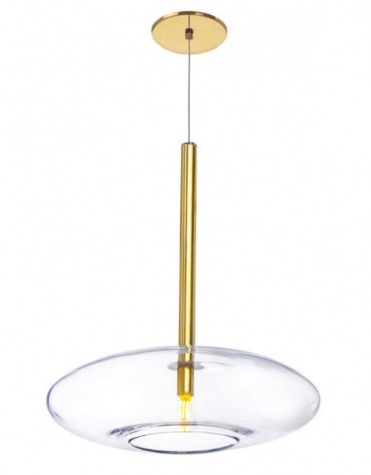 Pendente Old Artisan Vidro Oval 1L G9 Ø330x350mm PD-5470