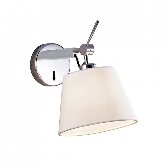 Arandela Casual Light Studioluce Drain Branco e Cromado 1L E27 200X285x270mm AR978