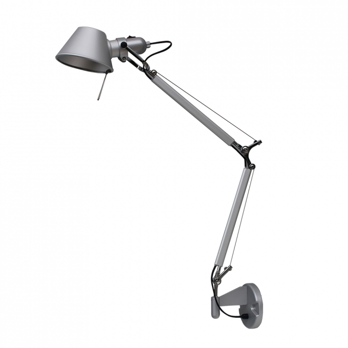 Arandela Casual Light Studioluce Drain Office Prata 1L E27 800x115x370mm AR1606