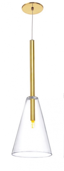 Pendente Old Artisan Vidro Cone 1L G9 Ø200x540mm PD-5471 