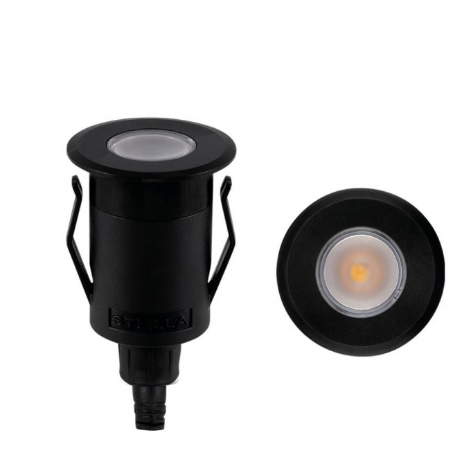 Balizador Solo Stella Way UP 1 Watt 3000K IP67 Bivolt Ø41x73mm Preto STL21711PTO/30