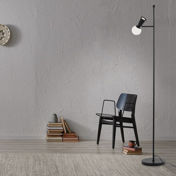 Coluna Casual Light Studioluce Sears Preto 1L G9 + 1L GU10 1600mm CL1630PT