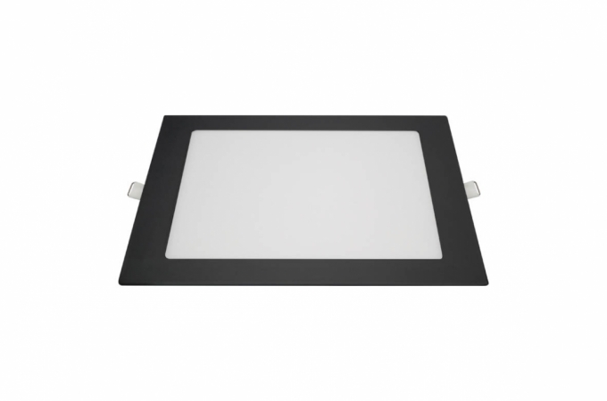 Painel Embutir Opus LED 18 watts Preto 4000K 220x220mm OPS 82055