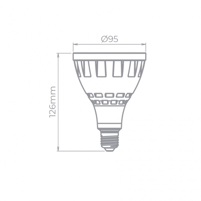 Lâmpada Led Stella PAR30 CDMR EVO IRC95 E27 20 watts 4000K 32° Bivolt STH21060/40