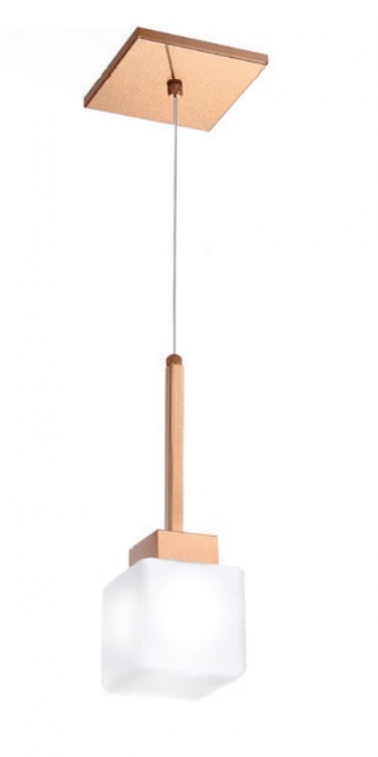 Pendente Old Artisan com Vidro Quadrado 1L G9 90x90x290mm PD-5500 