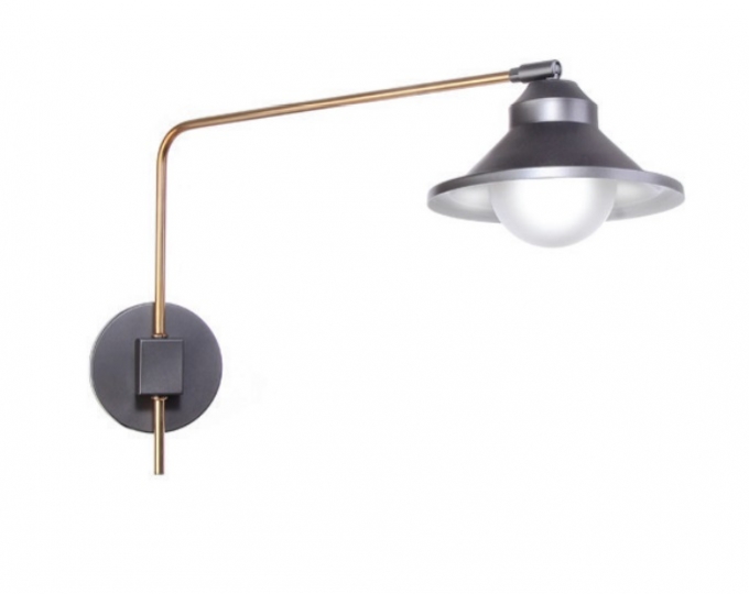 Arandela Old Artisan Articulada 1L G9 Globo Ø120mm 120x580x320mm AR-5446 