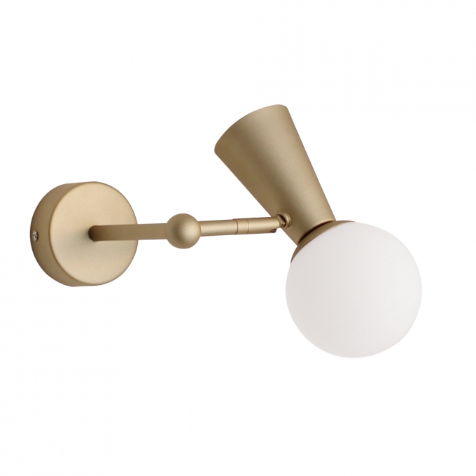 Arandela Casual Light Studioluce Sears 1L G9 + 1L GU10 Dourado 220x200x170mm AR1628DO