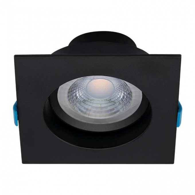 Spot Embutir Stella Easy PAR20 EVO Recuado 7 Watts 3000K 117x117mm Preto STH21930PTO/30 