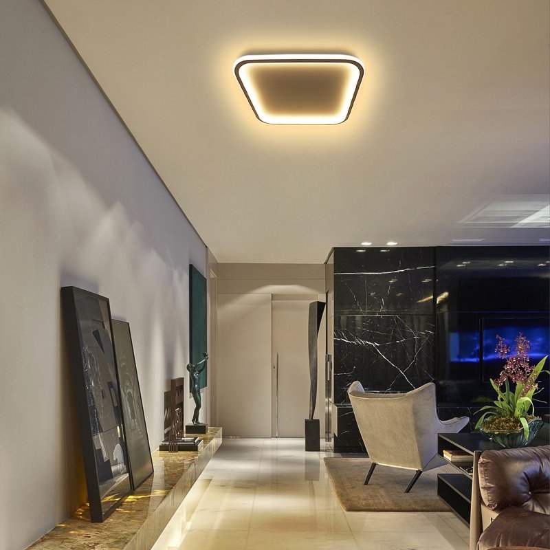 Plafon Opus LED Telaio 32 watts 3000K Bivolt 400x400mm Branco OPS 80891