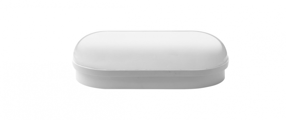 Arandela Opus LED Tartaruga Mini Casco 8 Watts IP65 6500K Branco 157x80mm OPS 31798