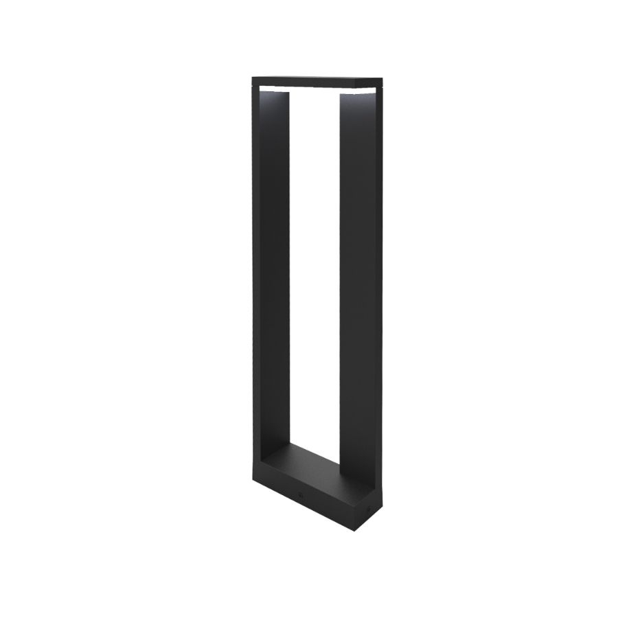Poste Opus Led Side 10 watts 3000K Preto 580mm OPS 36946