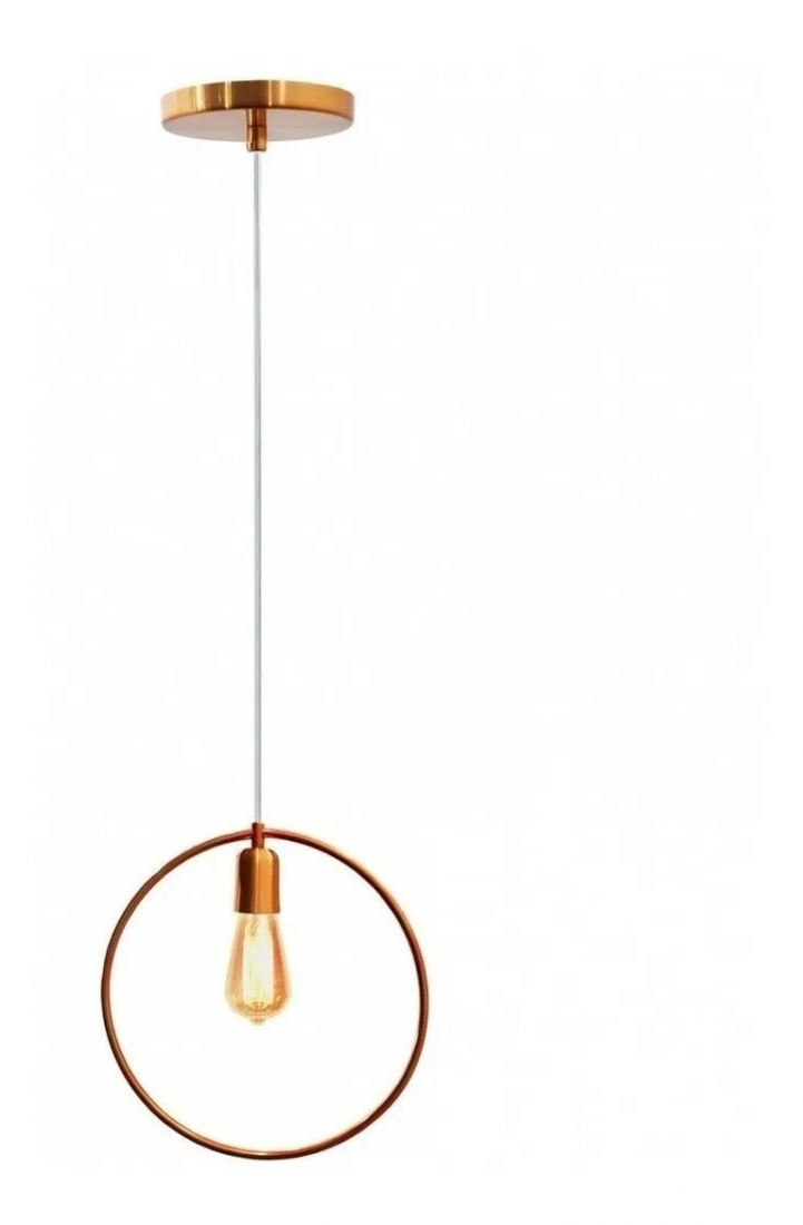 Pendente DM LUMI Joy Com Arco Alumínio 1L E27 Ø230mm 609