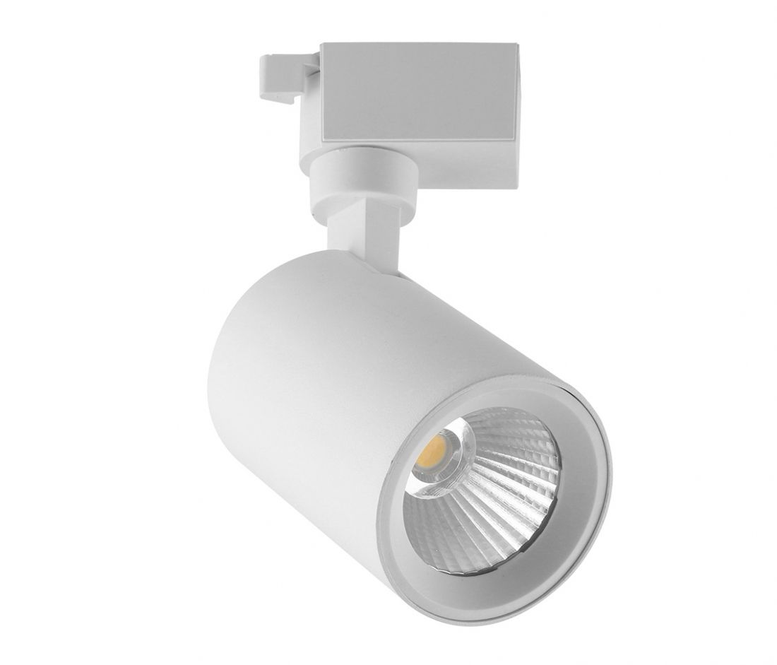 Spot pra Trilho Opus LED 10 watts 3000K Branco Bivolt Ø69mm OPS 36809