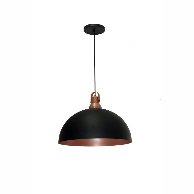Pendente DM LUMI Marina Alumínio 1L E27 Ø400mm 689/40