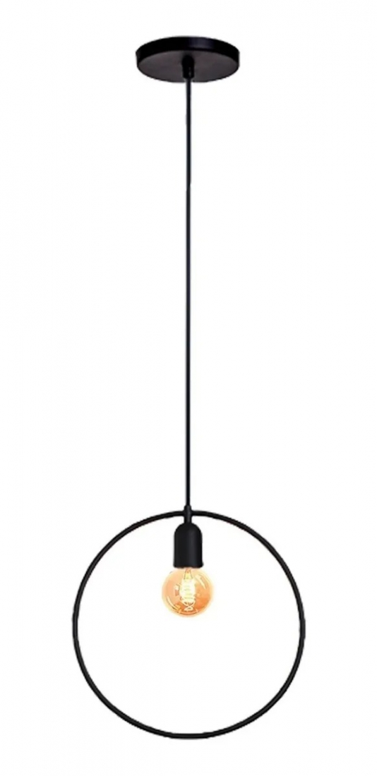 Pendente DM LUMI Joy Com Arco Alumínio 1L E27 Ø230mm 609