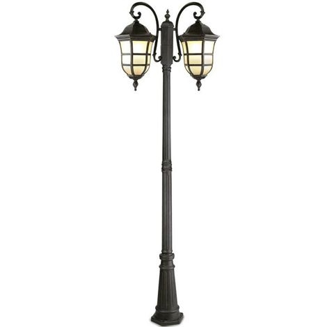 Poste Lighting Store Alumínio Fundido e Vidro Fosco 2L E27 600x260x2010mm LO-1409