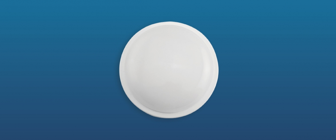 Arandela Opus LED Tartaruga Atalaia 15 Watts IP65 3000K Branco Ø167mm OPS 30692