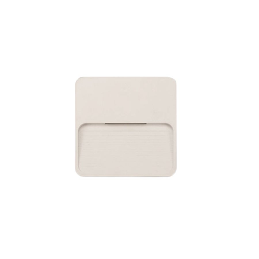 Balizador Sobrepor Opus Fit 3 watts 3000K IP65 Branco 120x120x12mm OPS 80365