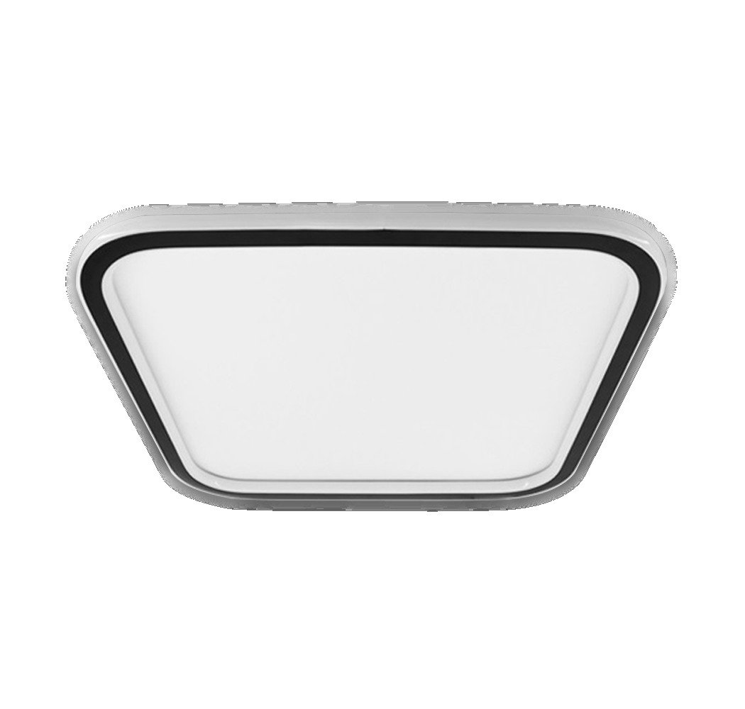 Plafon Opus LED Telaio 32 watts 3000K Bivolt 400x400mm Branco e Preto OPS 80914