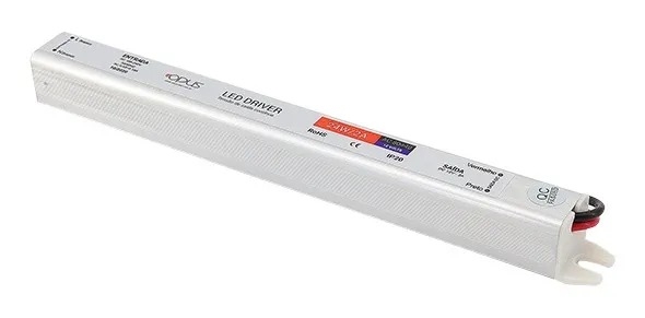 Fonte 12V Slim Opus 24 Watts 2A IP20 Bivolt 192x18x18mm OPS 88033