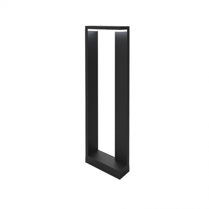 Poste Opus Led Side 10 watts 3000K Preto 580mm OPS 36946