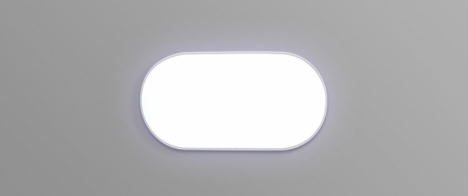 Arandela Opus LED Tartaruga Mini Casco 8 Watts IP65 6500K Branco 157x80mm OPS 31798