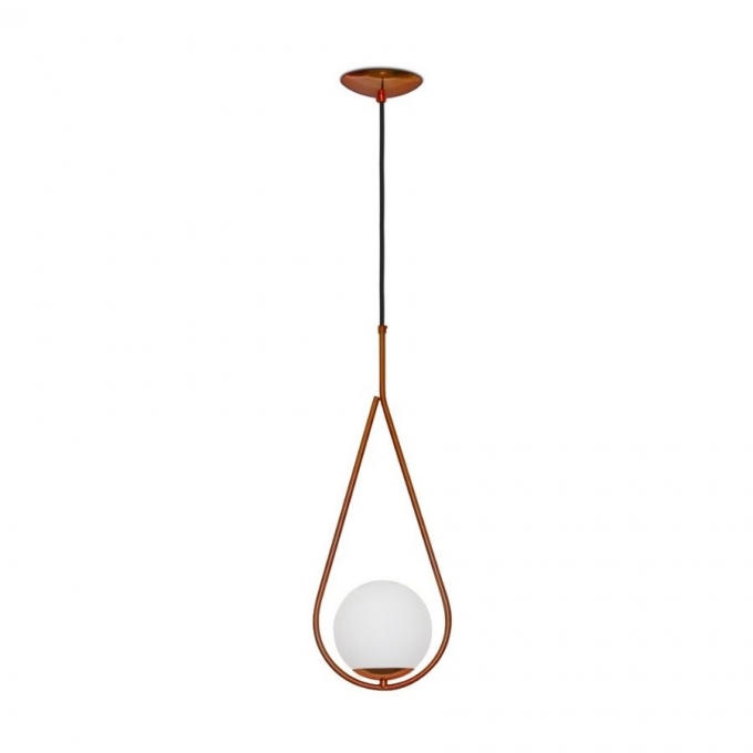 Pendente Spotline Gota Globo Ø120mm 1L E27 150X230X550mm 779/1 