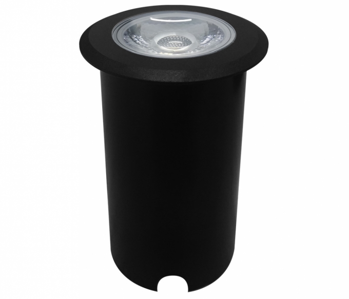 Embutido Solo Opus LED 10 watts IRC90 3000K 12° Preto IP67 Ø76mm OPS 33709