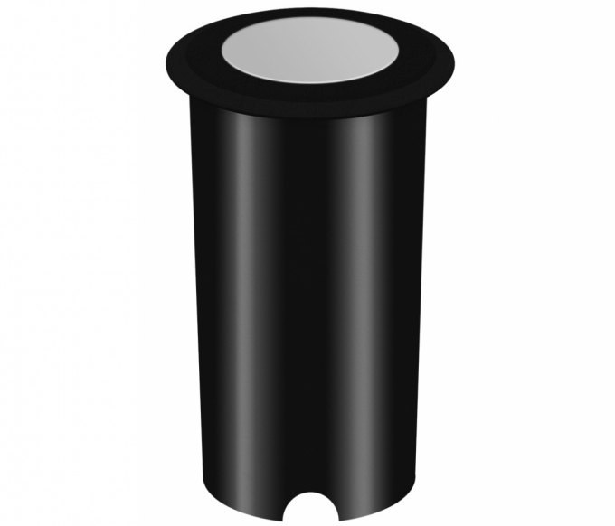 Embutido Solo Opus LED Mini 0,85 watts 2700K 120° Preto IP67 Ø48mm OPS 33563