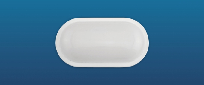 Arandela Opus LED Tartaruga Casco 15 Watts IP65 6500K Branco 165x115mm OPS 30586