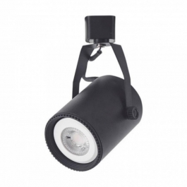 Spot pra Trilho Opus LED AR70 GU10 Preto Ø78mm OPS 81881